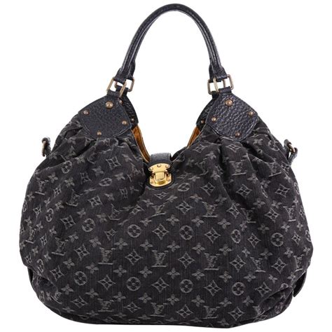 louis vuitton denim hobo